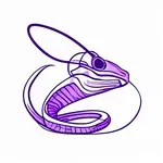 purple baby rattler image